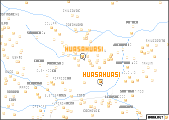 map of Huasahuasi