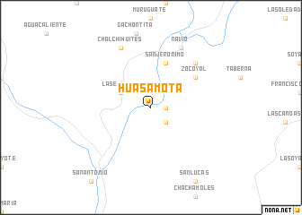 map of Huasamota