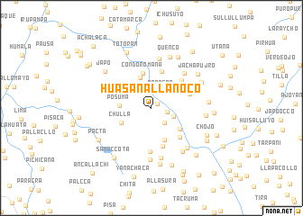 map of Huasanallanoco