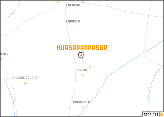 map of Huasa Pampa Sur