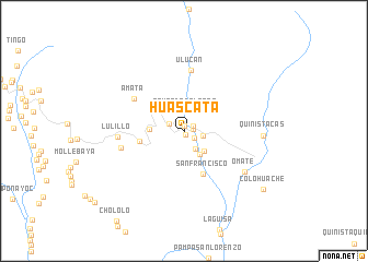 map of Huascata