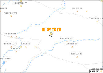 map of Huascato