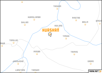 map of Huashan