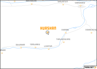 map of Huashan