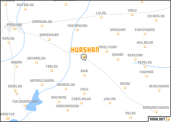 map of Huashan