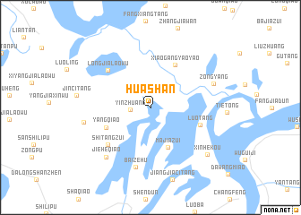 map of Huashan