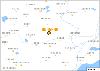 map of Huashan