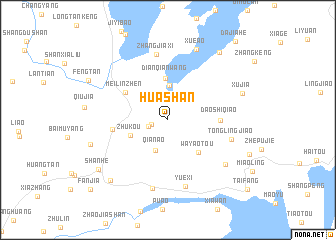 map of Huashan