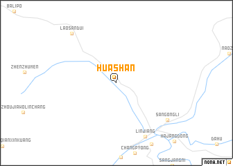 map of Huashan