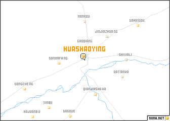map of Huashaoying