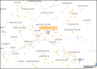 map of Huashcay
