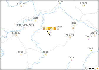 map of Huashi