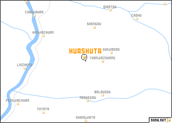 map of Huashuta
