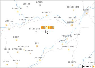 map of Huashu