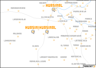 map of Huasimal