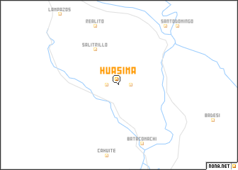 map of Huásima