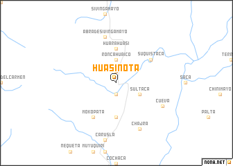 map of Huasinota