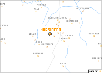 map of Huasi Occo