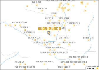 map of Huasi Punco