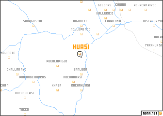 map of Huasi