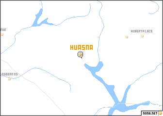 map of Huasna