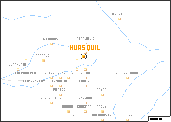 map of Huasquil