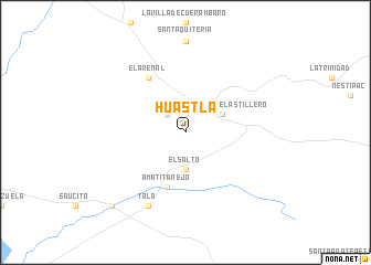 map of Huastla