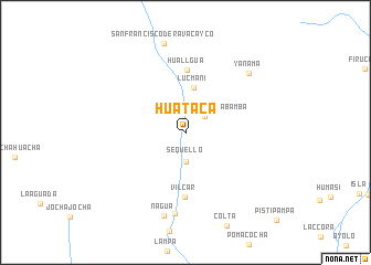 map of Huataca