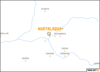 map of Huatalaque