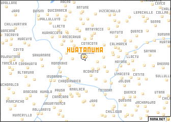 map of Huatañuma