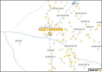 map of Huata Pampa