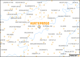 map of Huatepango