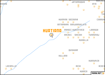 map of Huatiana
