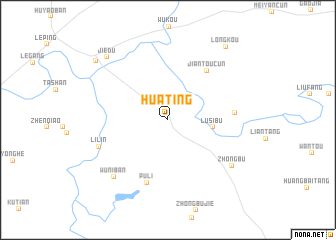 map of Huating