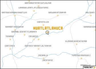 map of Huatlatlahuca