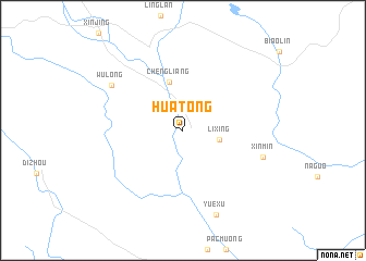 map of Huatong