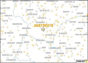 map of Huatoruyo