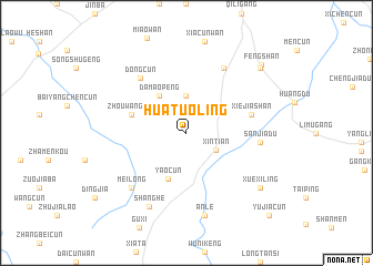 map of Huatuoling