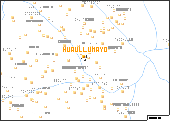 map of Huaullumayo