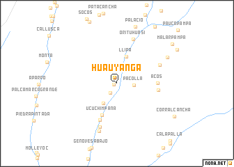 map of Huauyanga