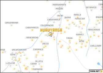 map of Huauyanga