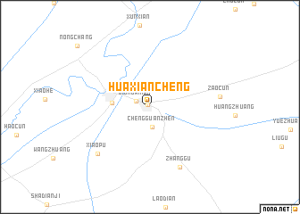 map of Huaxiancheng