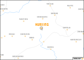map of Huaxing