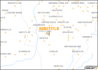 map of Huaxtitla
