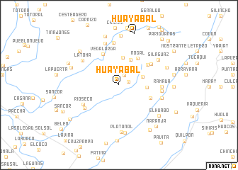 map of Huayabal