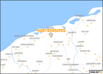 map of Huayakasirro