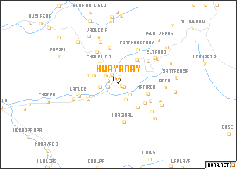 map of Huayanay