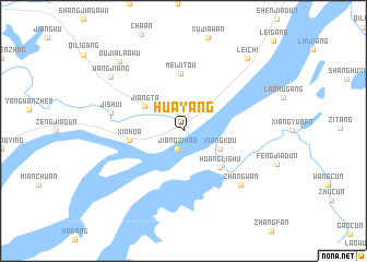 map of Huayang