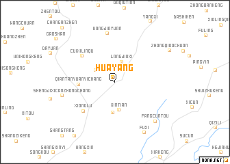 map of Huayang