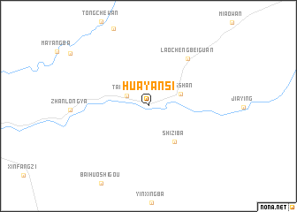map of Huayansi